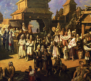 В. Л. Белых. «Базар в средневековом Арске»