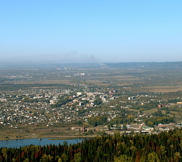 Вид на Мыски. Фото: photo.sibnet.ru